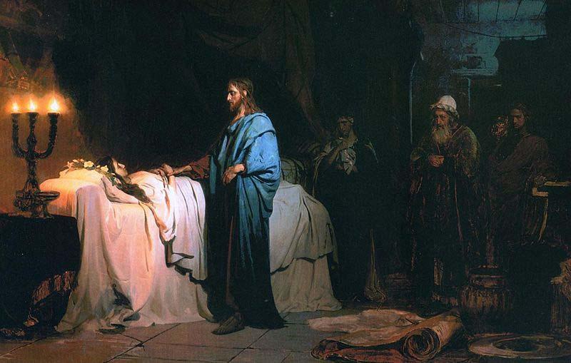 Ilya Repin Raising of Jairus Daughter oil painting image